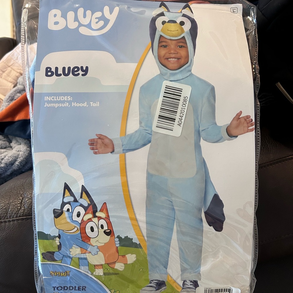 Spirit Bluey Kids Costume - Blue and White